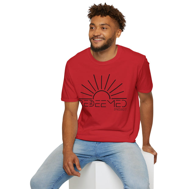 Redeemed Sunrise Christian T-Shirt — Inspirational Faith Tee