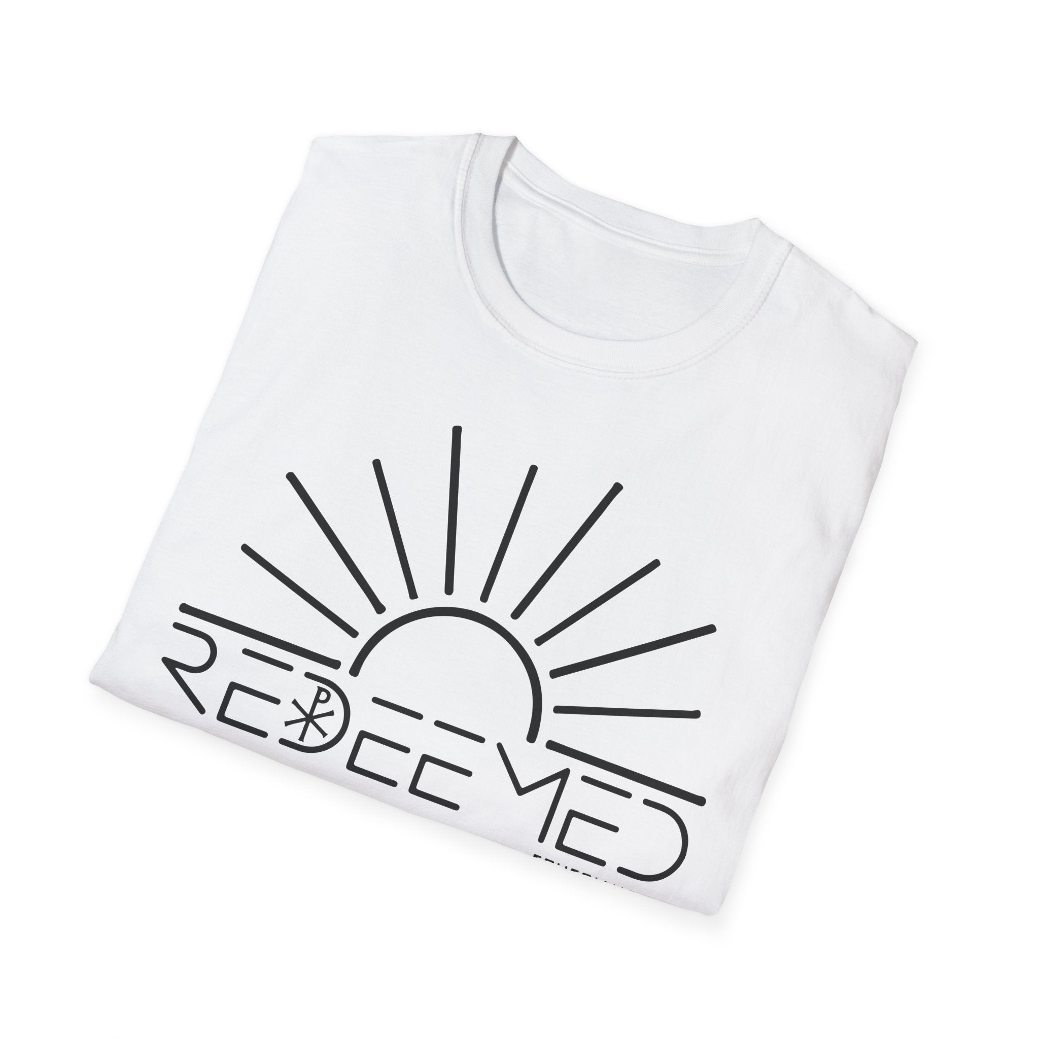 Redeemed Sunrise Christian T-Shirt — Inspirational Faith Tee