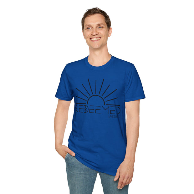 Redeemed Sunrise Christian T-Shirt — Inspirational Faith Tee