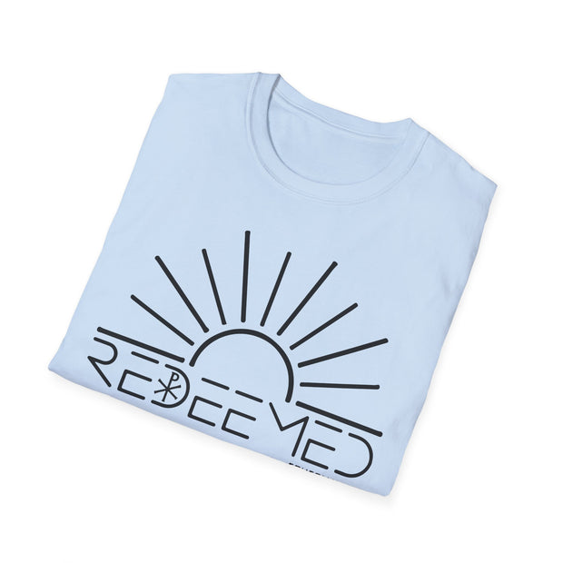 Redeemed Sunrise Christian T-Shirt — Inspirational Faith Tee