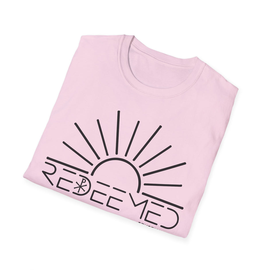 Redeemed Sunrise Christian T-Shirt — Inspirational Faith Tee
