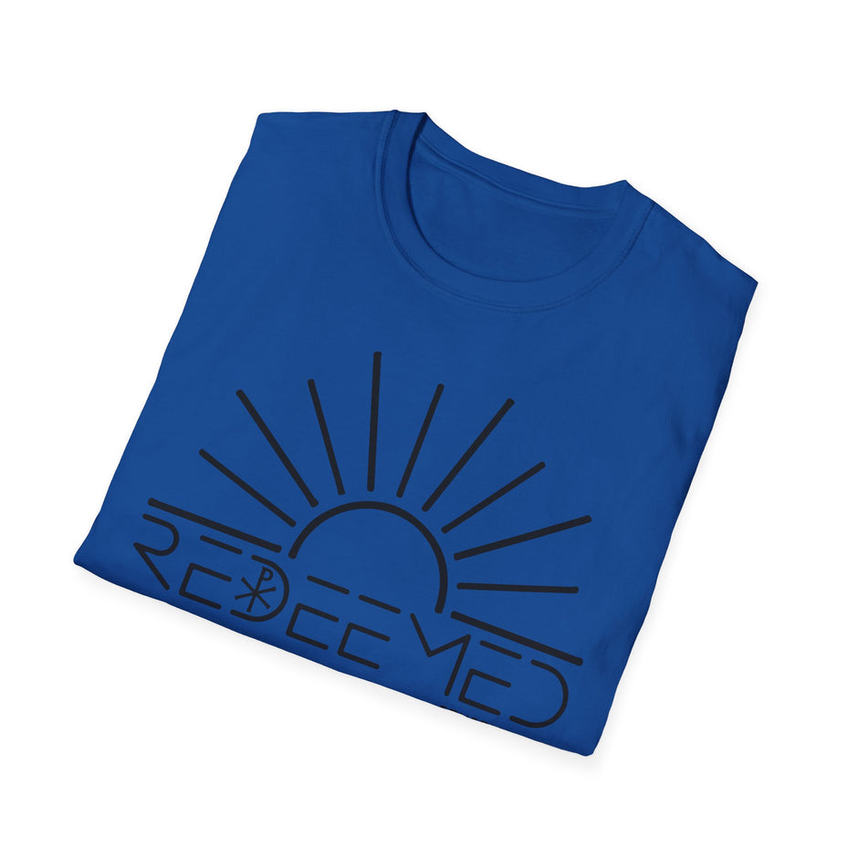 Redeemed Sunrise Christian T-Shirt — Inspirational Faith Tee