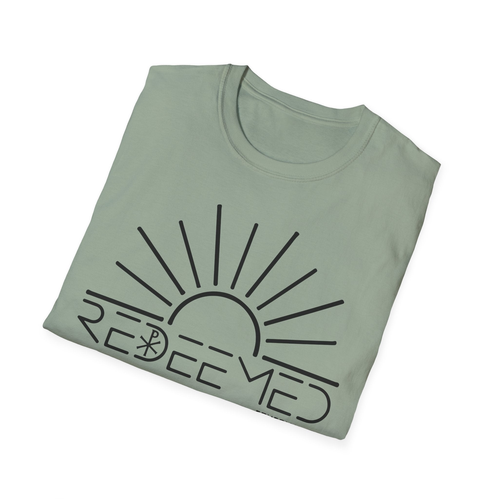 Redeemed Sunrise Christian T-Shirt — Inspirational Faith Tee