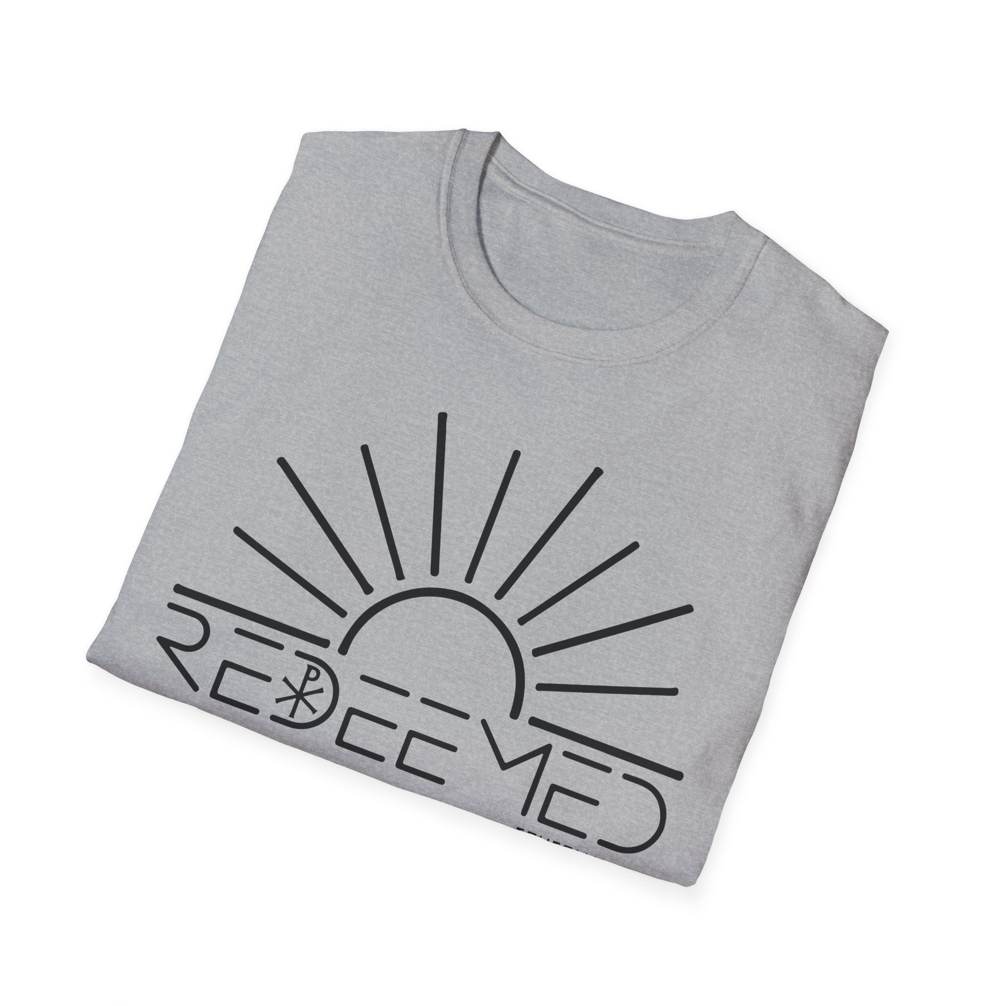 Redeemed Sunrise Christian T-Shirt — Inspirational Faith Tee